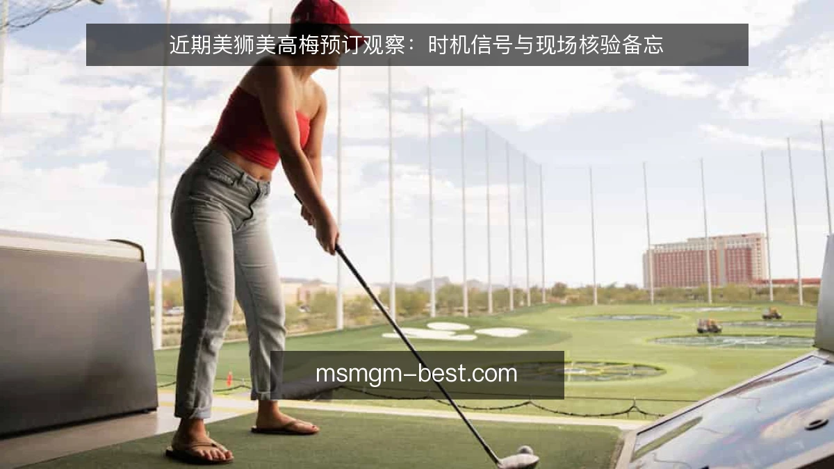 近期美狮美高梅预订观察：时机信号与现场核验备忘